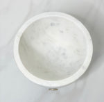 CC Large Marble Bowl- WHITE