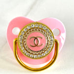 CC Pacifier- PINK/GOLD
