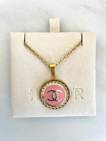 CC Classic Pendant Necklace- PINK – Nomad'r Lifestyle Company