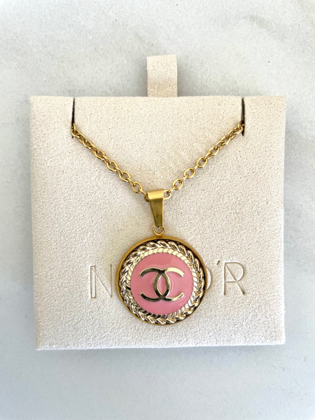 Chanel Button Necklace 