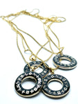 LV Ring Necklace- BLACK