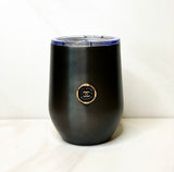 CC Insulated Wine Glass- BLACK