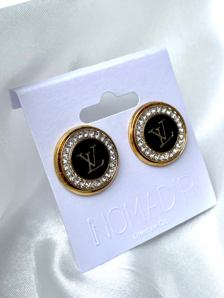 LOUIS VUITTON Gold and silver earrings