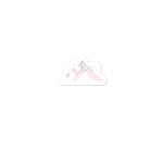 "MOUNTAIN- PINK" Stickers