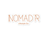 "NOMAD'R- ORANGE" Stickers