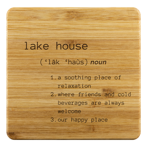Lake House Definition Coasters