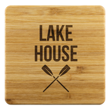 Lake House Oar Coasters