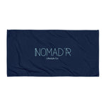 "NOMAD'R- NAVY/AQUA" Towel