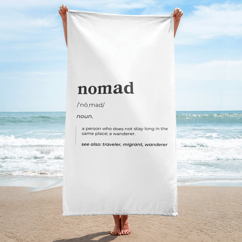 "Nomad Definition" Towel