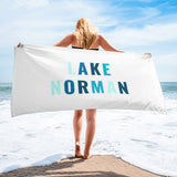 "Lake Norman- BLUE MULTI" Towel