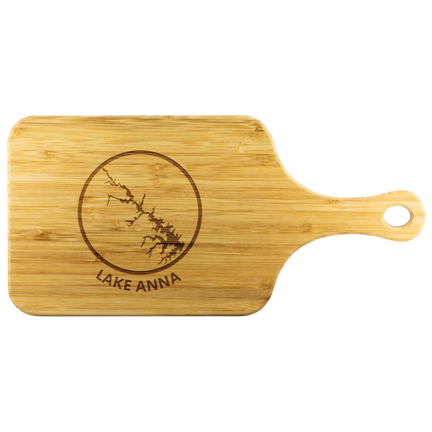 Lake Anna Wooden Cutting Board with Handle