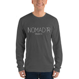 "Nomad'r- White" Long sleeve t-shirt