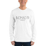 "Nomad'r- Black" Men's Long sleeve t-shirt