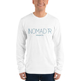 "Nomad'r- Navy" Long sleeve t-shirt