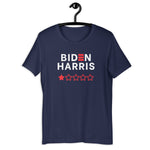 "Biden Harris- 1 Star Review" Short-Sleeve Unisex T-Shirt