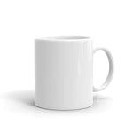 Enneagram 5 White glossy mug