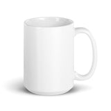 Enneagram 9 White glossy mug