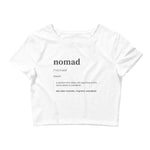"Nomad Definition" Women’s Crop Tee