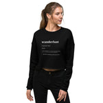 "Wanderlust" Crop Sweatshirt