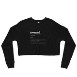 "Nomad Definition" Crop Sweatshirt