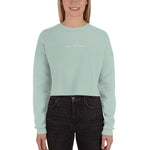 "Cozy at Home- PINK" Crop Sweatshirt