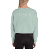 "NOMAD'R- WHITE" Crop Sweatshirt
