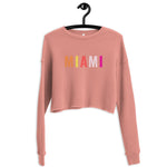 "Miami" Crop Sweatshirt