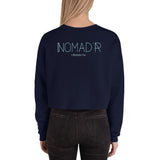 "NOMAD'R- AQUA" Crop Sweatshirt