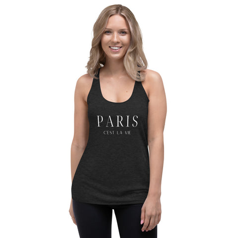"Paris C'est La Vie" Women's Racerback Tank
