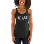 "Let's Go Brandon" Women's Racerback Tank